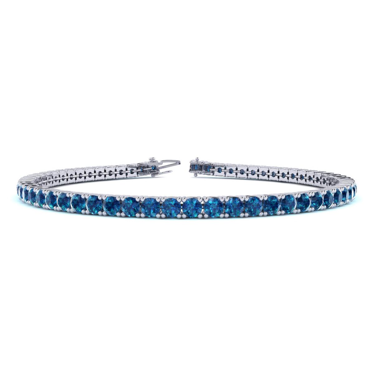 mens blue diamond bracelet