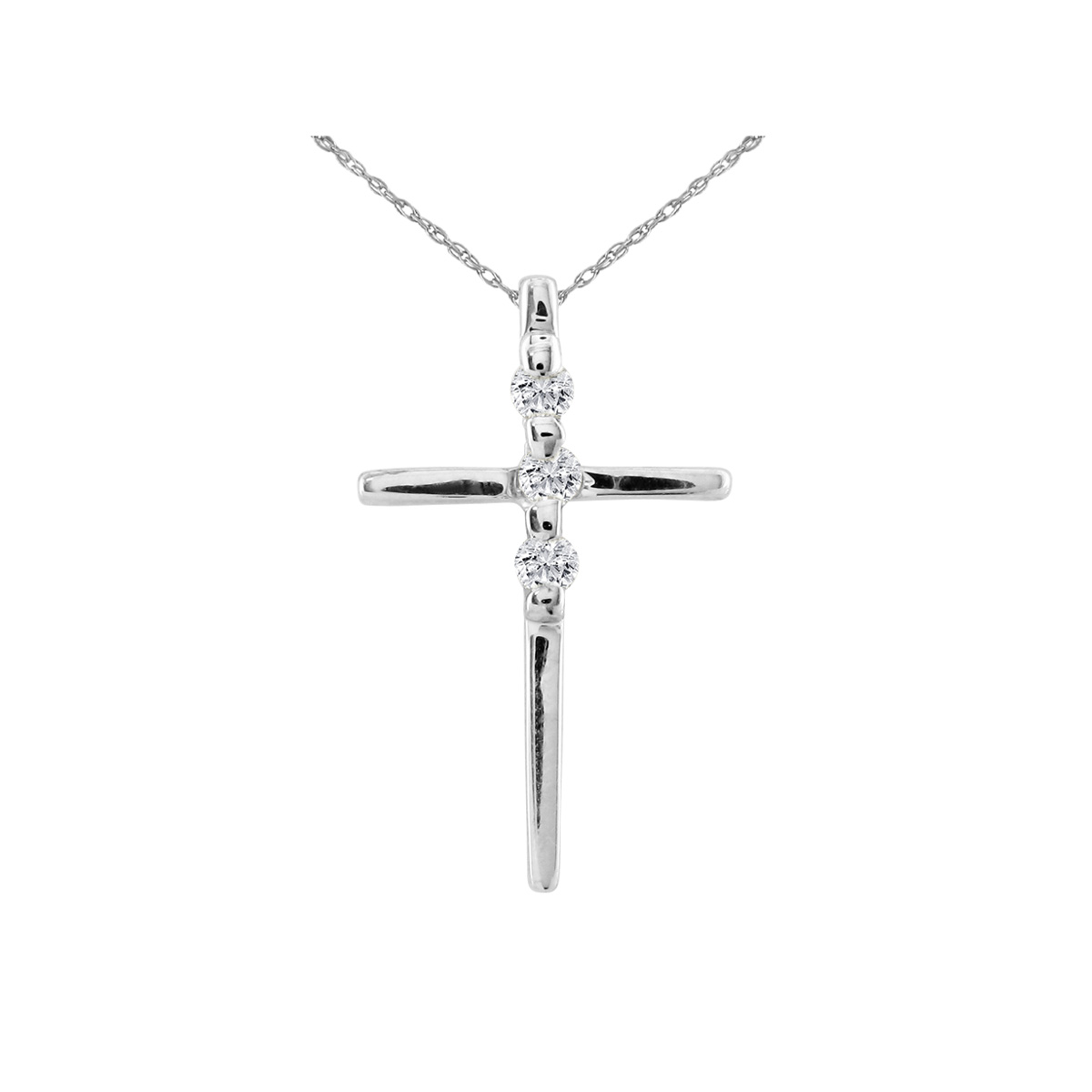 3 diamond cross