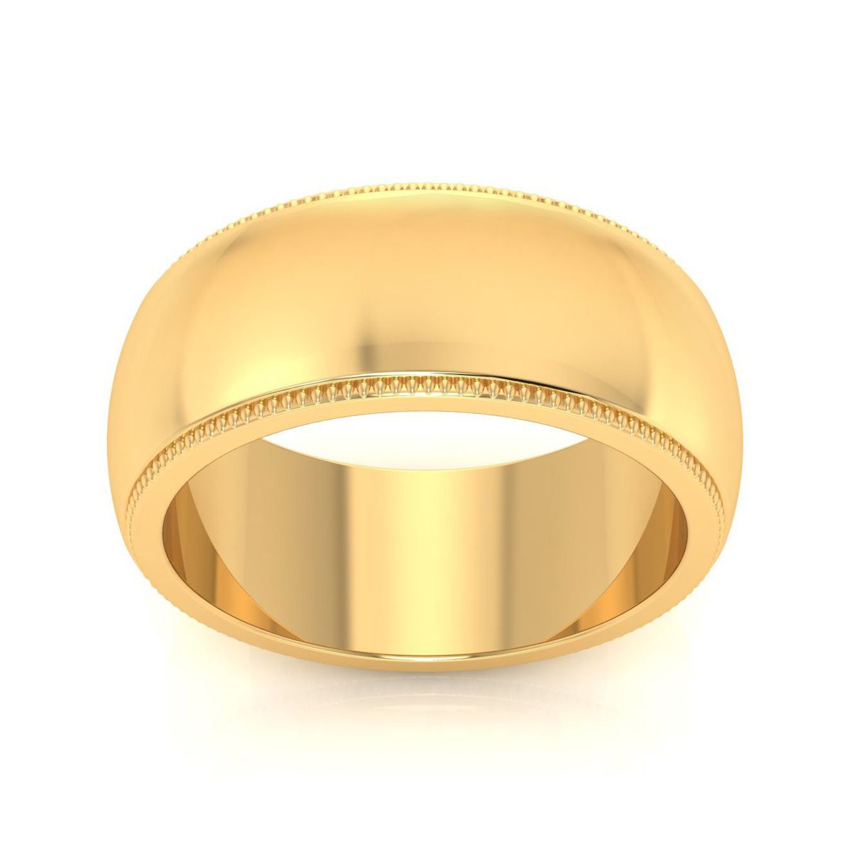 5.1 g 8MM Milgrain Ladies & Mens Wedding Band Super Jeweler Men Accessories Jewelry Rings 