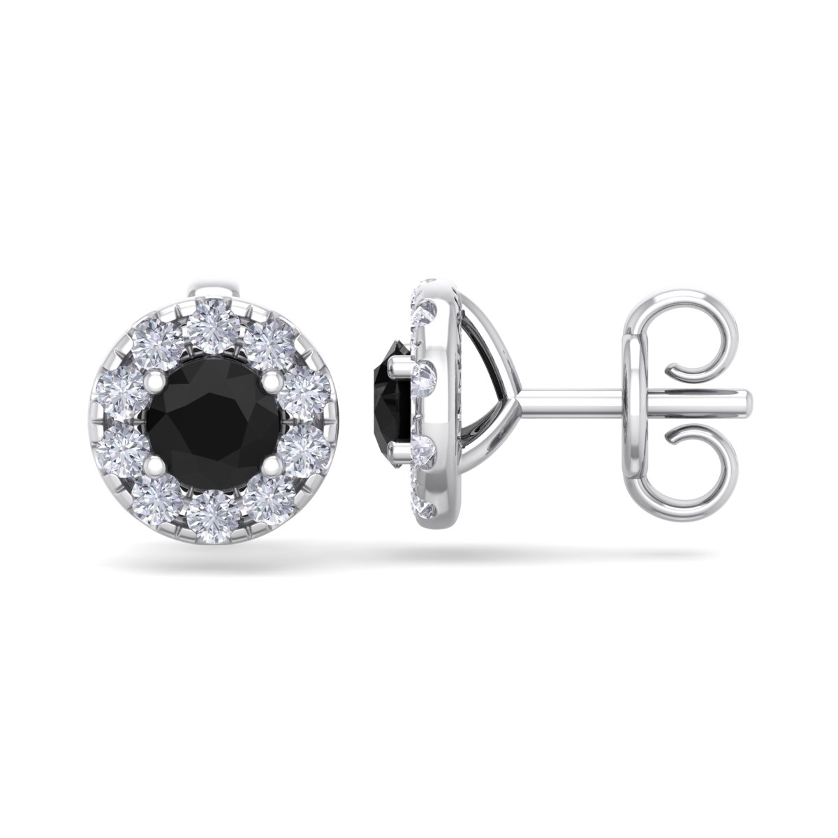 Mirage Halo Diamond Stud Earrings 1/2ct – Steven Singer Jewelers