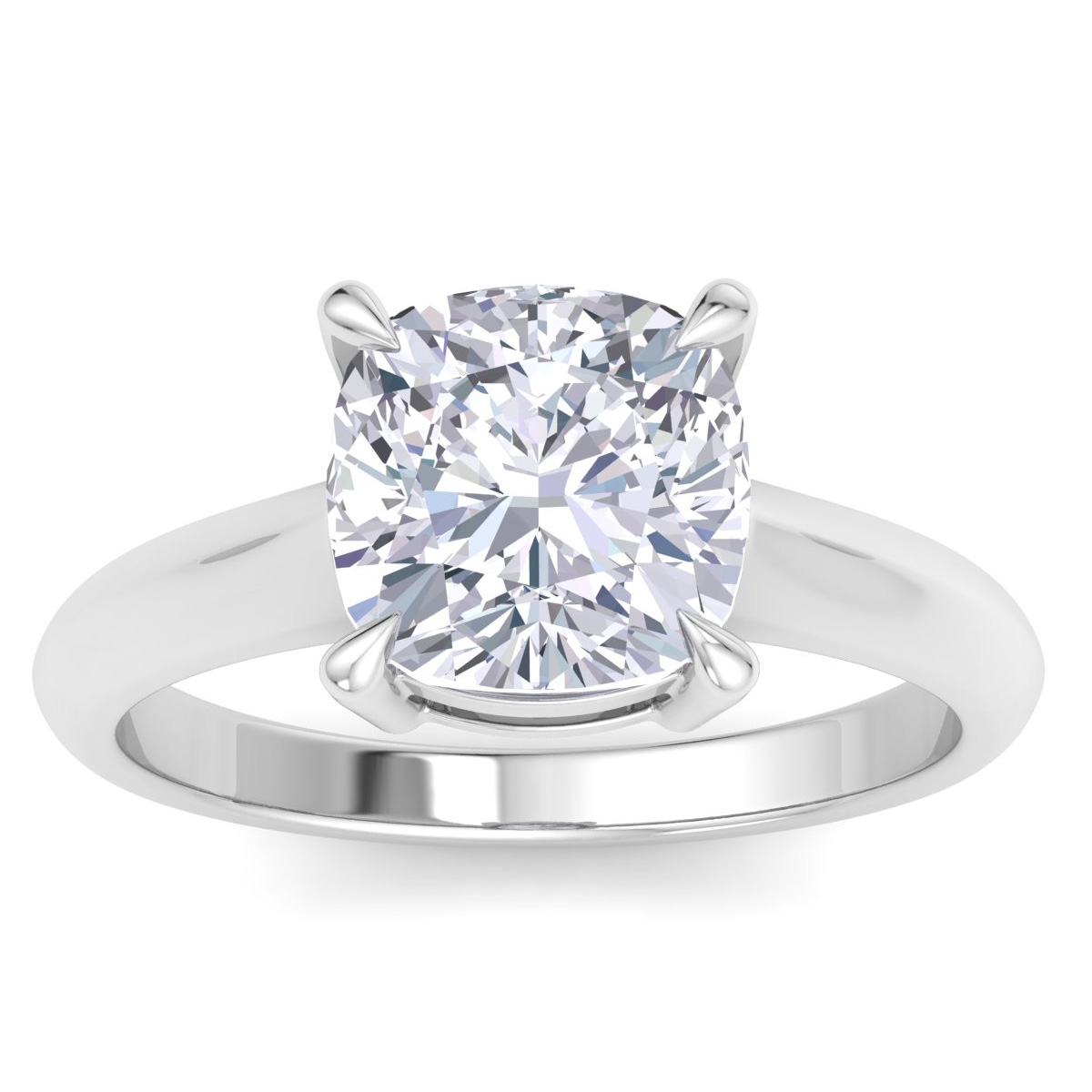 2 Carat Elongated Cushion Lab Grown Diamond Ring / Cushion Lab