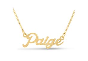 Paige new arrivals name necklace
