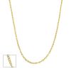 4 Karat Yellow Gold 1.5mm Cable Chain, 18 Inches