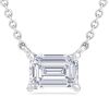 5 Carat Emerald Cut Lab Grown Diamond Solitaire