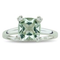 Green Amethyst Ring