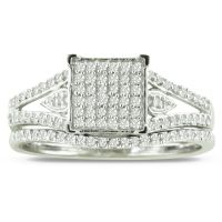 1/3ct Princess Diamond Bridal Set
