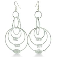 Silver earrings