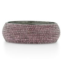 Swarovski Elements Purple Crystal Bangle
