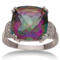 Stunning Mystic Topaz ring
