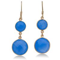 16CT CHALCEDONY TRILLIION PENDANT