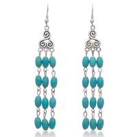 Trendy Turquoise Chandelier Dangle Earrings