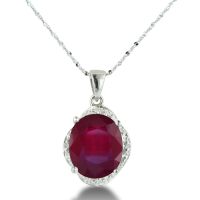4.5ct Ruby and Diamond Necklace
