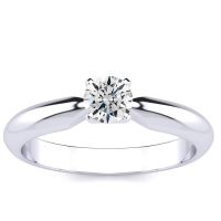 1/4ct Platinum Diamond Engagement Ring.
