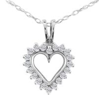 1/4ct Diamond Heart Necklace
