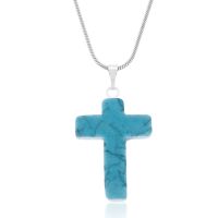 Turquoise Cross Necklace

