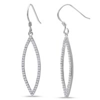 1/2ct Diamond Leaf Earrings