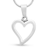 Inches and the heart is perfect!