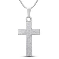 Antiqued Cross Necklace, 18 Inches