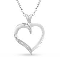 Classic Diamond Heart Necklace
