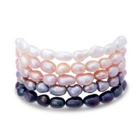 Set of 5 Baroque Pearl Bracelets
