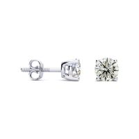 The Price is Right 1ct Diamond Stud Earrings Set In White Gold