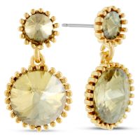 Swarovski Elements Yellow Starburst Earrings
