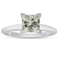 1ct Princess Cut Diamond Engagement Ring
