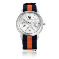 Octavius Men's Americas Watch - Navy and Orange