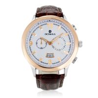 Octavius Men's Newgate Watch - Dark Brown