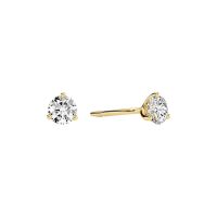 1/3carat diamond studs, martini setting 