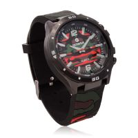 Octavius Men's Camou Watch - Red