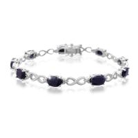 9ct Sapphire and Diamond Bracelet
