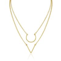 Double Strand Necklace, Yellow Gold