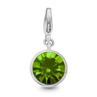 Peridot Crystal Birthstone, For August Babies-White