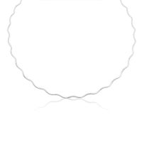 18 Inch Sterling Silver Spring Omega Chain