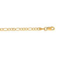 Figaro chain 14K 3.1mm 30" L