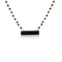 Stone bar necklace