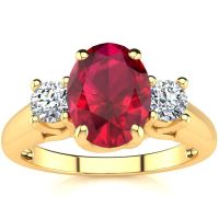 ruby and diamond ring.