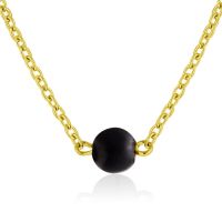 Black Onyx Bead Necklace
