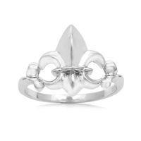 Sterling Silver Fleur De Lis Ring