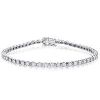 2 Carat Diamond Tennis Bracelet in White Gold
