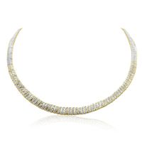 1 Carat Diamond Graduated Collar Necklace, 16 Inches
