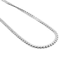 Men's 4MM S Curb Chain Necklace, 20 Inches