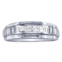 10k. White Diamond men