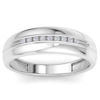 Channel Set Diamond Band