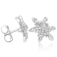 Snowflake earrings 