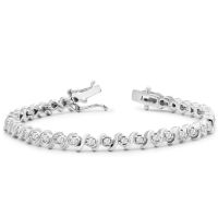 1 Carat Diamond S Bracelet, 7 Inches