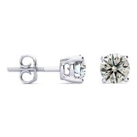 VERY LIMITED SUPPLY! 1.25 Carat E-F Color, Colorless Diamond Stud Earrings. Seriously Amazing Value!
