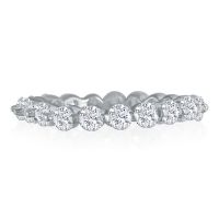 14k 2ct Classic Diamond Eternity Band, Ring Size 5
