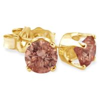 Love my brown diamond studs